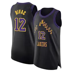 Vlade Divac Los Angeles Lakers Men's Authentic 2023/24 City Edition Jersey - Black