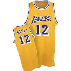 Vlade Divac Los Angeles Lakers Men's Authentic Throwback Jersey - Gold