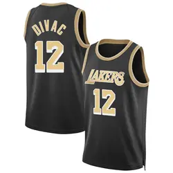 Vlade Divac Los Angeles Lakers Men's Swingman Select Series Jersey - Black